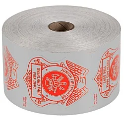 Lapel Sticker by the Roll - Junior Firefighter Badge