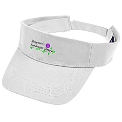 Cotton Twill Lightweight Visor - Embroidered