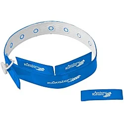 Vinyl Locking Wristband - 3 Tabs