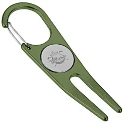Aluminum Divot Tool with Ball Marker