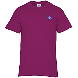 Gildan 5.3 oz. Cotton T-Shirt - Men's - Embroidered - Colors