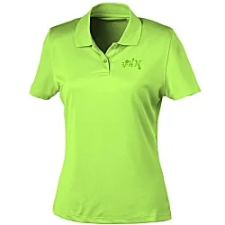 Vansport Omega Solid Mesh Tech Polo - Ladies' - Laser Etched