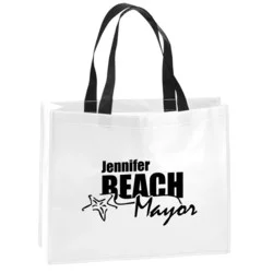 Raindance Laminated Tote Bag - 12 3/4 inches x 16 1/8 inches