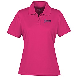 Vansport Omega Solid Mesh Tech Polo - Ladies' - Embroidered