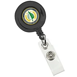 Retractable Badge Holder - Alligator Clip - Translucent - 24 hr