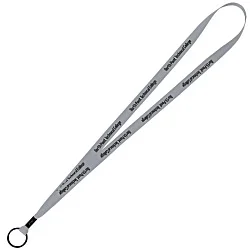 Economy Lanyard - 1/2" - Metal Split Ring - 24 hr
