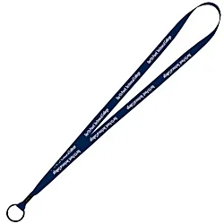 Economy Lanyard - 1/2" - Metal Split Ring - 24 hr
