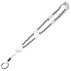 Economy Lanyard - 3/4" - Metal Split Ring - 24 hr