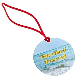 Round POLYspectrum Bag Tag - Translucent