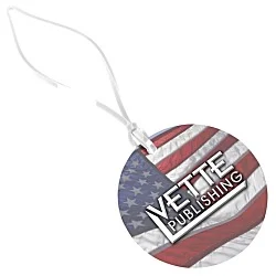 Round POLYspectrum Bag Tag - Opaque