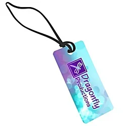Rectangle POLYspectrum Bag Tag - 2" x 4" - Opaque