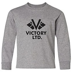 Jerzees Dri-Power 50/50 LS T-Shirt - Youth - Screen