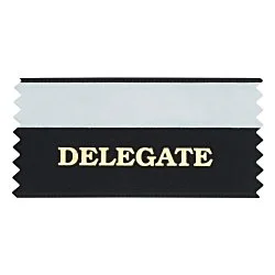 Stock Badge Ribbon 2" x 4"