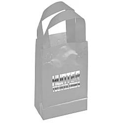 Soft-Loop Frosted Shopper - 8" x 5" - Foil