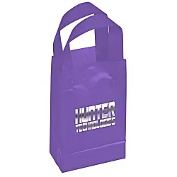 Soft-Loop Frosted Shopper - 8" x 5" - Foil