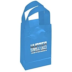 Soft-Loop Frosted Shopper - 8" x 5" - Foil