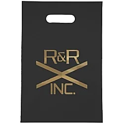 Colored Frosted Die-Cut Convention Bag - 14" x 9-1/2" - Foil