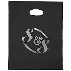Colored Frosted Die-Cut Convention Bag - 15" x 12" - Foil