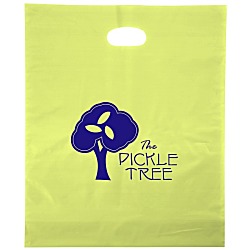 Colored Frosted Die-Cut Convention Bag - 18" x 15" - Foil