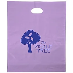 Colored Frosted Die-Cut Convention Bag - 18" x 15" - Foil