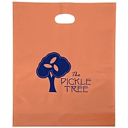 Colored Frosted Die-Cut Convention Bag - 18" x 15" - Foil