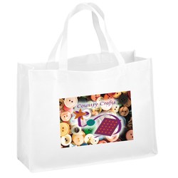 Celebration Shopping Tote - 12" x 16" - 18" Handles - Full Color