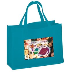 Celebration Shopping Tote - 12" x 16" - 18" Handles - Full Color