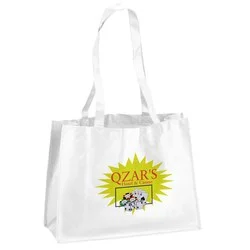 Celebration Shopping Tote - 12" x 16" - 28" Handles - Full Color