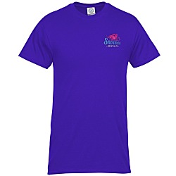 Adult 6 oz. Cotton T-Shirt - Embroidered