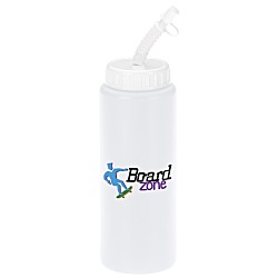 Full Color Sport Bottle with Straw - 32 oz.