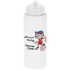 Full Color Sport Bottle with Push Pull Lid - 32 oz.