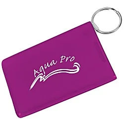 Card Keeper with Keychain - Translucent