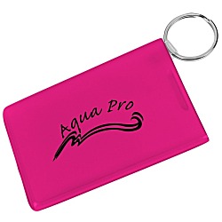 Card Keeper with Keychain - Translucent