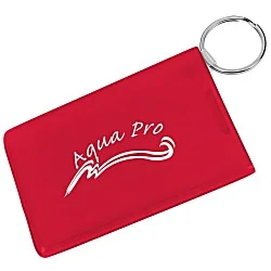 Card Keeper with Keychain - Translucent