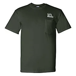 Gildan 5.5 oz. DryBlend 50/50 Pocket T-Shirt - Screen
