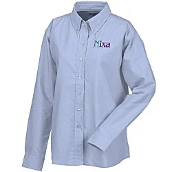 Blue Generation Long Sleeve Oxford - Ladies' - Solid