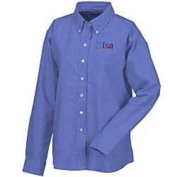 Blue Generation Long Sleeve Oxford - Ladies' - Solid