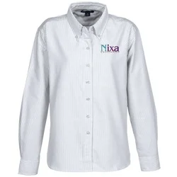 Blue Generation Long Sleeve Oxford - Ladies' - Stripes