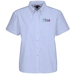 Blue Generation Short Sleeve Oxford - Ladies' - Solid