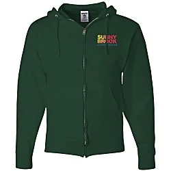 Jerzees NuBlend Full-Zip Hooded Sweatshirt - Embroidered