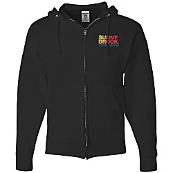 Jerzees NuBlend Full-Zip Hooded Sweatshirt - Embroidered