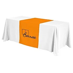 Serged 6' Closed-Back Table Throw and Runner Kit - 24 hr