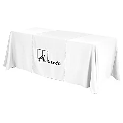 Serged 6' Closed-Back Table Throw and Runner Kit - 24 hr