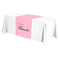 Serged 6' Closed-Back Table Throw and Runner Kit - 24 hr