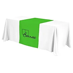 Serged 6' Closed-Back Table Throw and Runner Kit - 24 hr