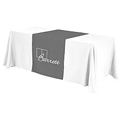 Serged 6' Closed-Back Table Throw and Runner Kit - 24 hr