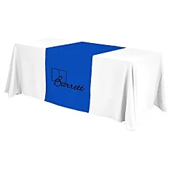 Serged 6' Closed-Back Table Throw and Runner Kit - 24 hr