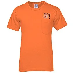 Bayside T-Shirt with Pocket - Colors
