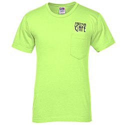 Bayside T-Shirt with Pocket - Colors