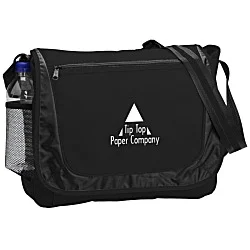 Stripe Strap Messenger Bag